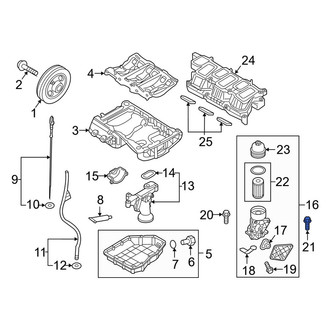 Kia OE - Engine Water Pump Bolt