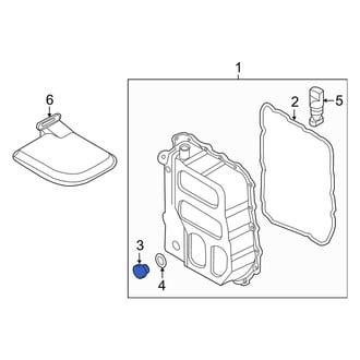 Kia OE - Automatic Transmission Cover Drain Plug