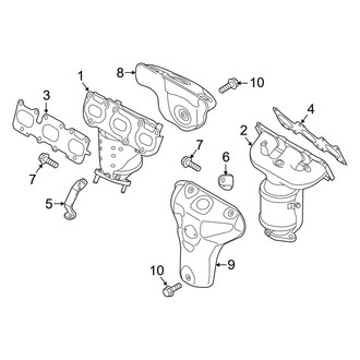 Kia OE - Exhaust System - Manifold (EX / L / LX / SX / SX Limited)