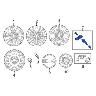 Kia OE - Tire Pressure Monitoring System (TPMS) Sensor