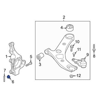 Kia OE - Outer Steering Tie Rod Nut