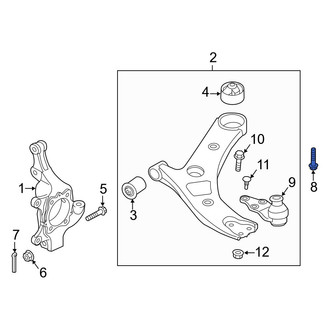 Kia OE - Rear Suspension Control Arm Bolt