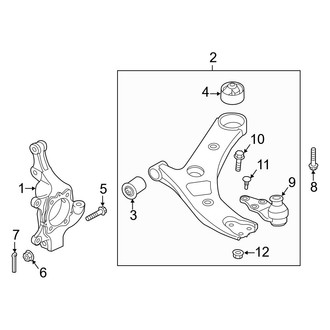 Kia OE - Front Suspension - Suspension Components