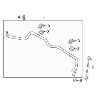 Kia OE - Front Suspension - Stabilizer Bar & Components