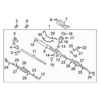 Kia OE - Steering Gear & Linkage (W/O Electric Steering)