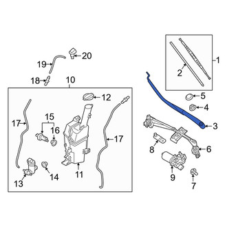 Kia OE - Rear Wiper Arm
