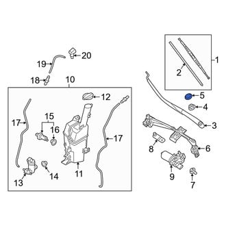 Kia OE - Wiper Arm Cap