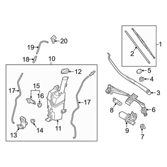 Kia OE - Windshield - Wiper & Washer Components