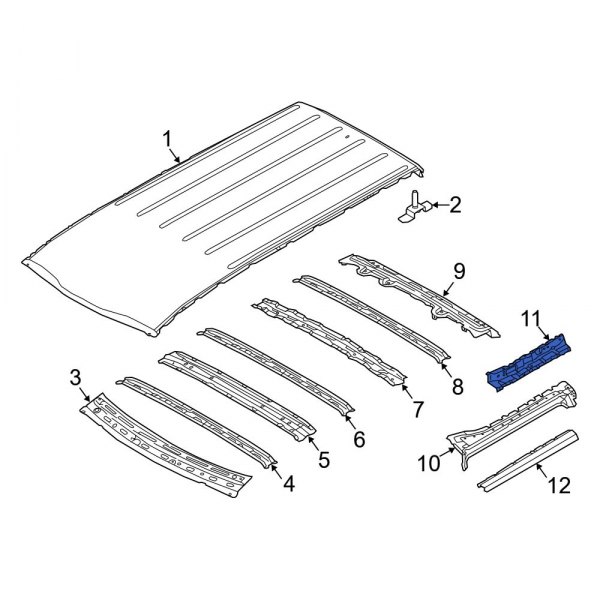 Roof Side Rail Reinforcement