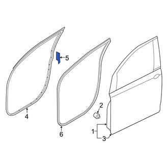 Kia OE - Rear Inner Door Seal Clip