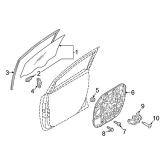 Kia OE - Front Door - Glass & Hardware