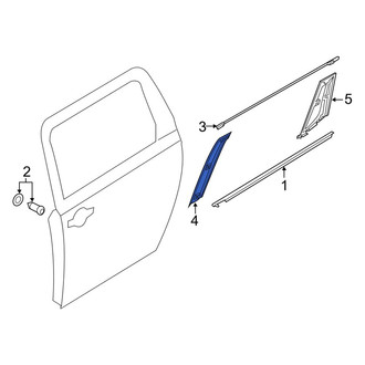 Kia OE - Front Right Door Applique