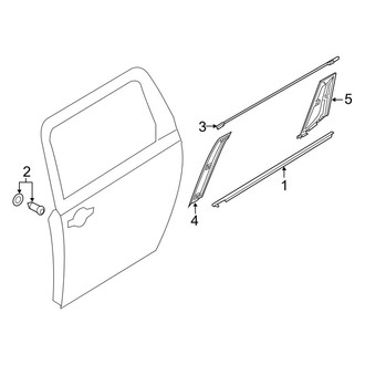 Kia OE - Side Loading Door - Exterior Trim
