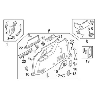Kia OE - Side Panel - Interior Trim (Passenger Side)