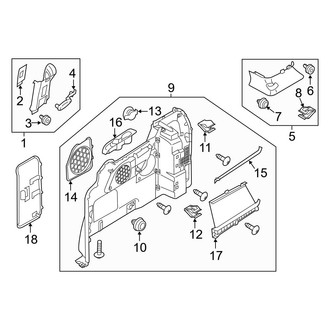 Kia OE - Side Panel - Interior Trim (Driver Side)