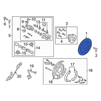 Kia OE - Rear Disc Brake Rotor
