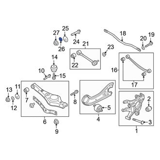 Kia OE - Lower Suspension Control Arm Washer