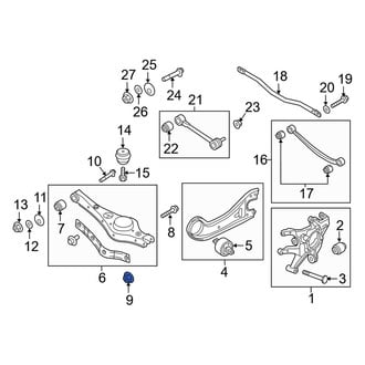 Kia OE - Lower Suspension Strut Nut