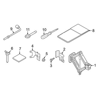 Kia OE - Rear Body & Floor - Jack & Components