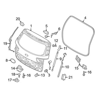 Kia OE - Lift Gate - Gate & Hardware