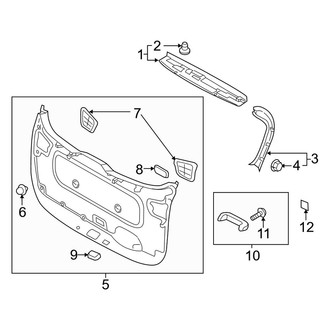 Kia OE - Lift Gate - Interior Trim