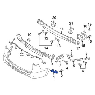 Kia OE - Left Bumper Cover Bracket
