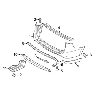 Kia OE - Rear Bumper - Bumper & Components (Bumper & Trim), (SXL)