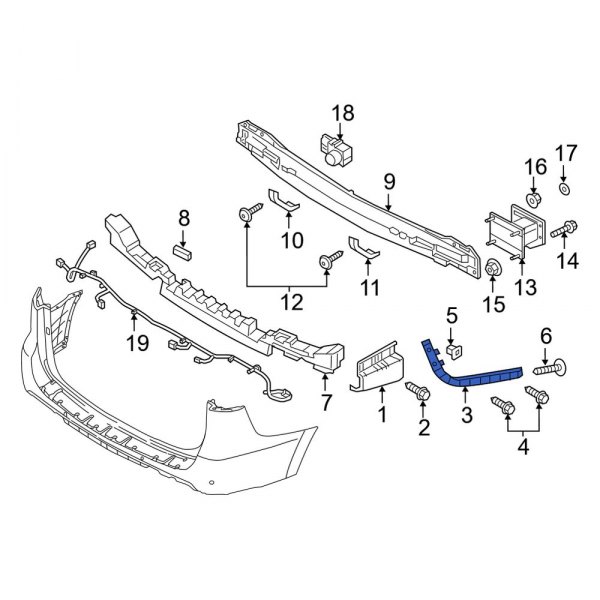 Bumper Cover Bracket