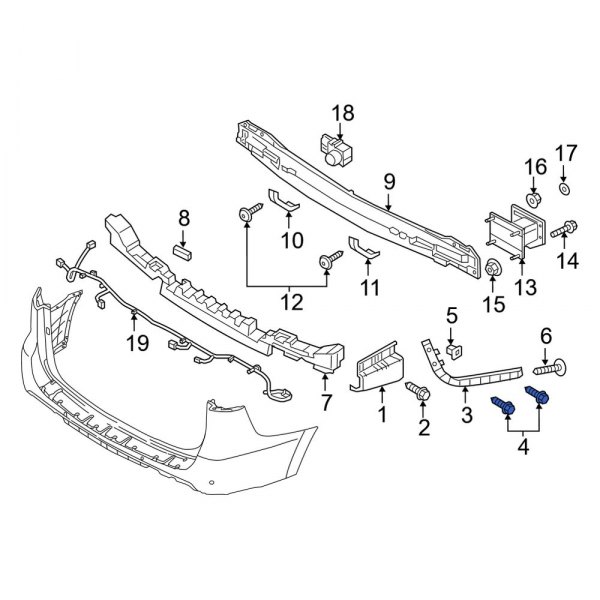 Bumper Cover Bolt