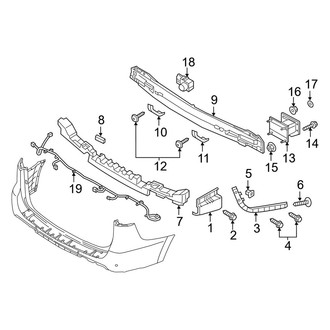 Kia OE - Rear Bumper - Bumper & Components (Mounts & Electrical)