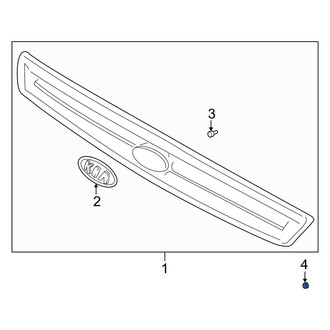 Kia OE - Grille Emblem Nut