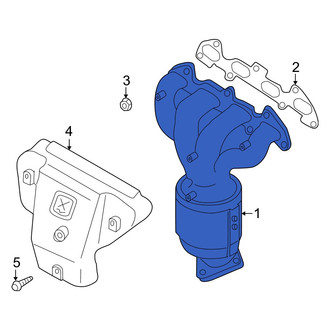 Kia OE - Catalytic Converter with Integrated Exhaust Manifold