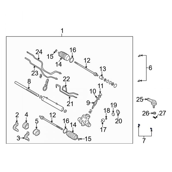 Rack and Pinion Nut