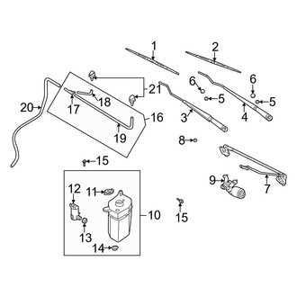 Kia OE - Windshield - Wiper & Washer Components