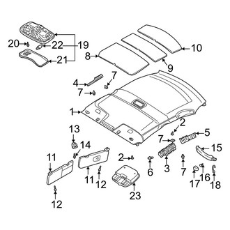 Kia OE - Roof - Interior Trim (Sedan)