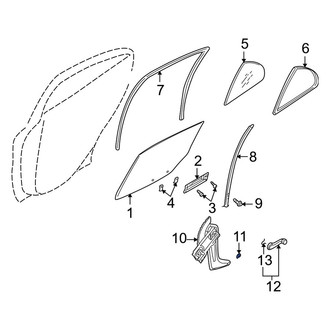 Kia OE - Window Regulator Nut