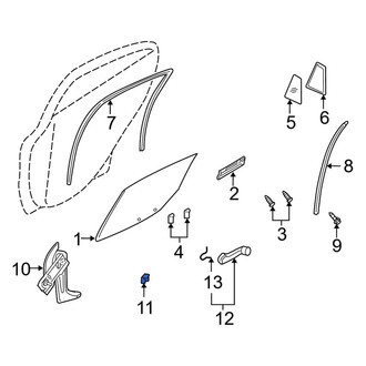 Kia OE - Rear Window Regulator Nut