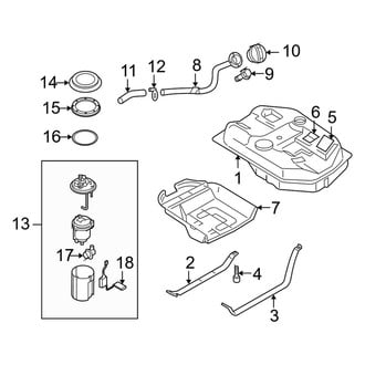 Kia OE - Fuel System Components (Base / Cinco)