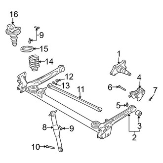 Kia OE - Rear Suspension - Suspension Components