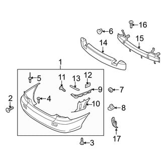 Kia OE - Rear Bumper - Bumper & Components (Base)