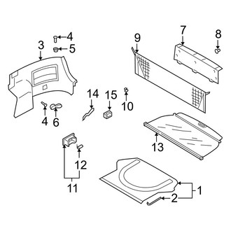 Kia OE - Rear Body & Floor - Interior Trim (Wagon)