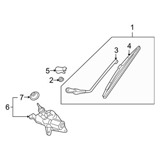 Kia OE - Lift Gate - Wiper & Washer Components (Cinco)