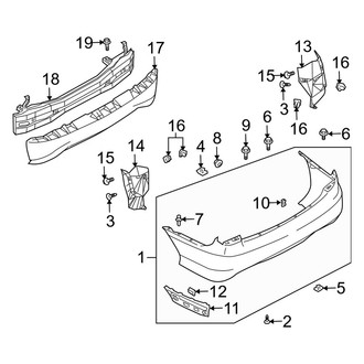 Kia OE - Rear Bumper - Bumper & Components (Cinco / RX-V)