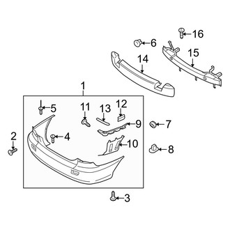 Kia OE - Rear Bumper - Bumper & Components (Cinco / RX-V)