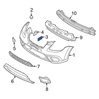 Kia OE - Rear Bumper Cover Reinforcement Beam Clip
