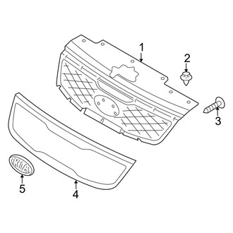 Kia OE - Grille & Components