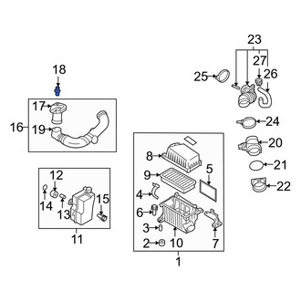 Kia OE - Rear Bumper Cover Retainer