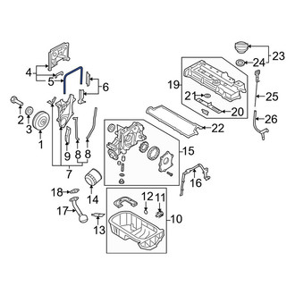 Kia OE - Upper Engine Timing Cover Gasket