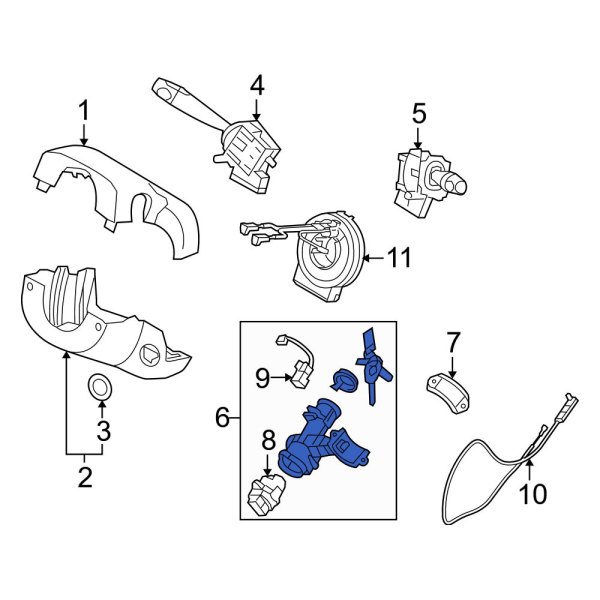 Kia OE 819001GM00 Steering Column Lock