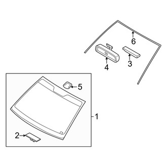 Kia OE - Windshield - Reveal Moldings